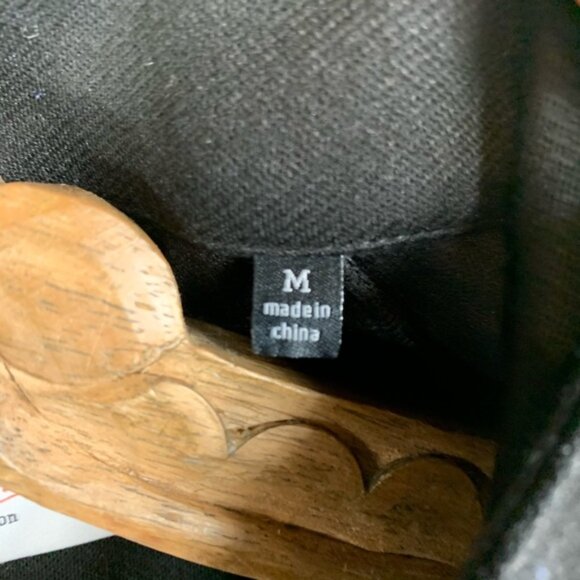 NWOT Cabi Black Convertible Coat Sz Medium - Picture 6 of 6